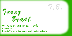 terez bradl business card